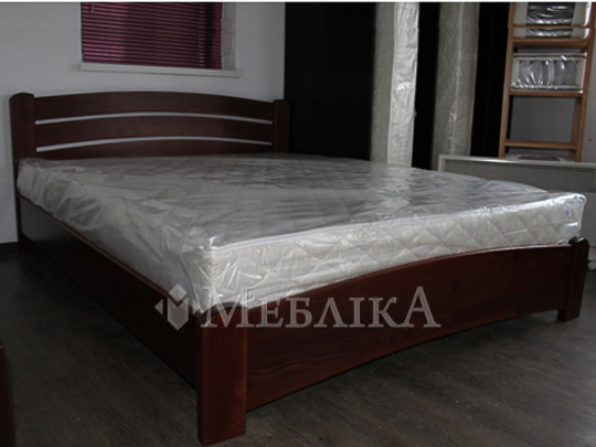 Деревянная двуспальная кровать из бука Венеция Люкс