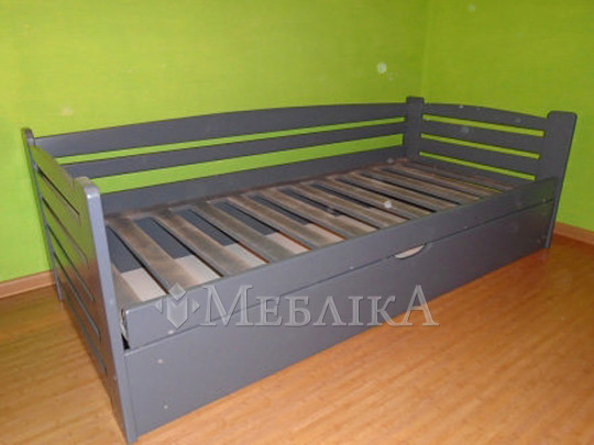 Дерев'яне ліжко з підйомним механізмом Карлсон