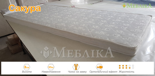 Багатошаровий безпружинний дитячий матрац Сакура