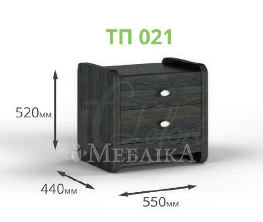 Приліжкова тумбочка 021 класичної конструкції