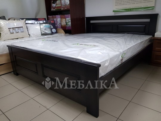 Изысканная двуспальная кровать из массива бука Клеопатра