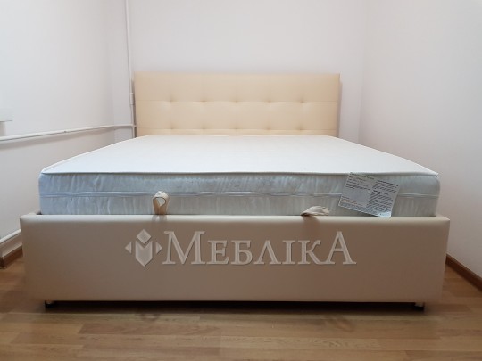 Стильне ліжко Ізабель з підйомним механізмом і високим узголів’ям