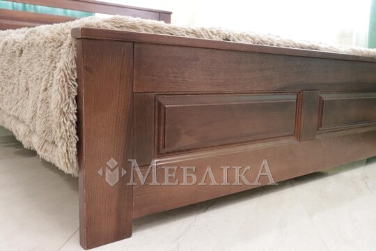 Изысканная двуспальная кровать из массива бука Клеопатра