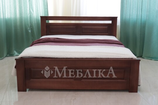 Изысканная двуспальная кровать из массива бука Клеопатра