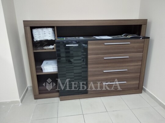 Элегантный комод Паула с полками, ящиками, тумбой