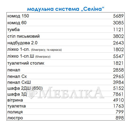 Нежная и грациозная модульная система Селина