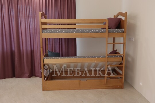 Двоярусне ліжко Вінні Пух  з підйомним механізмом – комфортний та зручний сон щодня