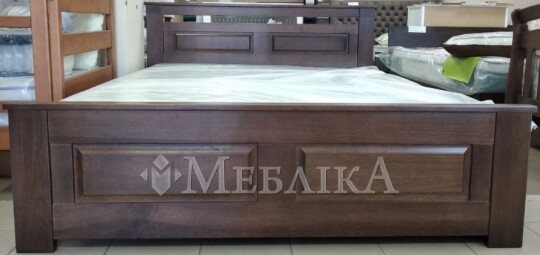 Изысканная двуспальная кровать из массива бука Клеопатра