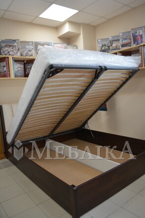 М’яке букове ліжко Токіо 50 з механізмом підіймання
