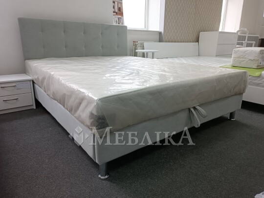 М'яке ліжко Венера Люкс з покращеним каркасним матрацом