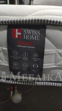 Безпружинний матрац піна memory з додаванням блю гелю SwissHome Базель/Basel