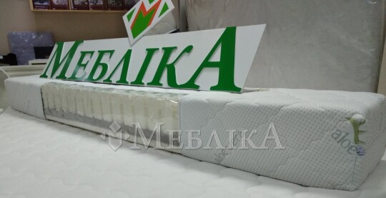 Беспружинный анатомически-ортопедический матрас с зонированным латексом и кокосом Кроника
