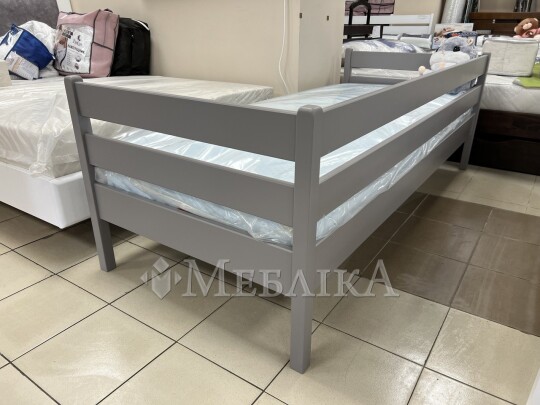 Букове дитяче ліжко Нота з захистом від стіни