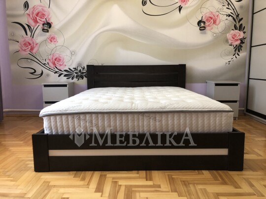 Двоспальне ліжко Лотос з підйомним механізмом - зручне та елегантне