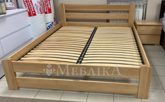Букове односпальне ліжко Ліра з безпечними заокругленими спинками в наявності Луцьк