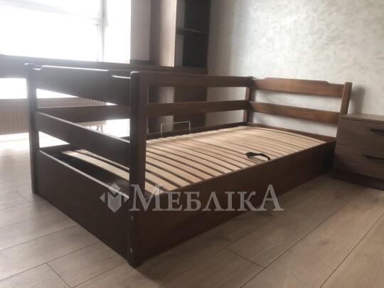 Односпальне дитяче ліжко Мілена з підйомним механізмом  в наявності Луцьк