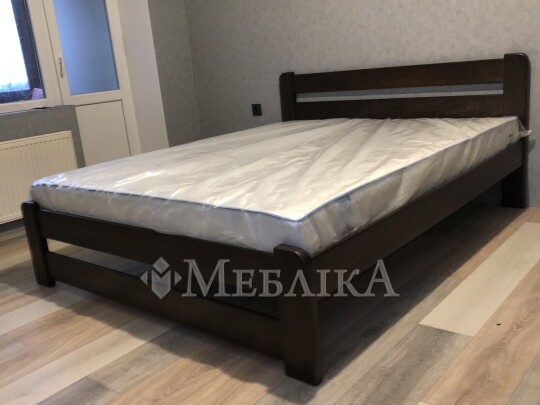 Букове односпальне ліжко Ліра з безпечними заокругленими спинками в наявності Луцьк