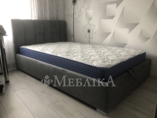 Вишукане ліжко з м’яким узголів’ям і підйомним механізмом Венеція