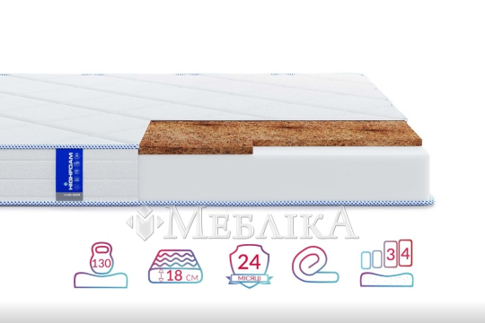 Матрац безпружинний з кокосом Obeliks Elios/Обелікс Еліос
