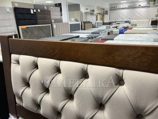 Ліжко з масиву дерева вільха Бостон каретна стяжка в наявності Луцьк