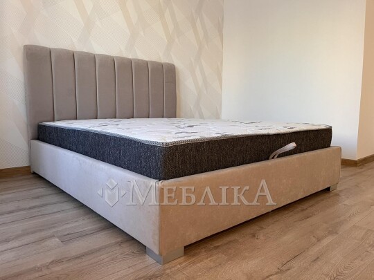 Вишукане ліжко з м’яким узголів’ям і підйомним механізмом Венеція