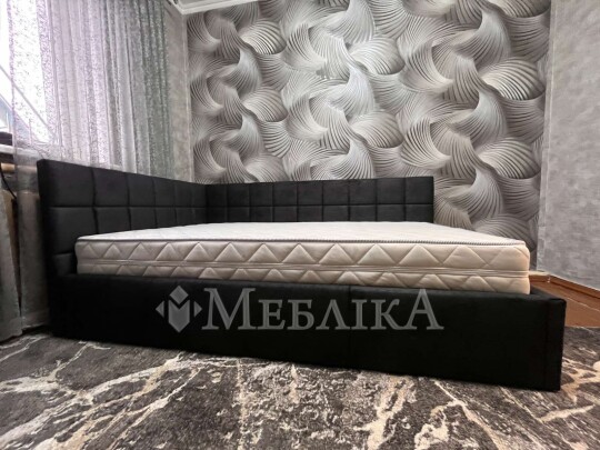 Кровать в ткани Торонто с подъемным механизмом