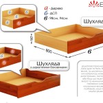 Букове дитяче ліжко Нота з захистом від стіни