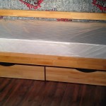 Букове дитяче ліжко Нота з захистом від стіни