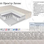 Високоякісний матрац з окремими пружинами Еліт Прем'єр Латекс тм Віка
