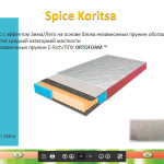 Анатомический матрас зима-лето с блоком независимых пружин Spice Koritsa/Спейс Коритца