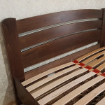 Деревянная двуспальная кровать из бука Венеция Люкс