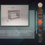 Безопасная двухъярусная кровать трансформер Кузя 2 для детей