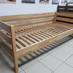 Букове дитяче ліжко Нота з захистом від стіни