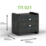 Приліжкова тумбочка 021 класичної конструкції