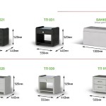 Ночная тумбочка 030 с изысканной обивкой