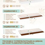 Тонкий матрац Надиванчик