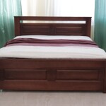 Изысканная двуспальная кровать из массива бука Клеопатра