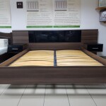 Фешенебельная кровать Паула со встроенными тумбами