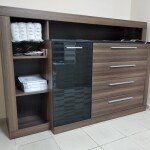 Элегантный комод Паула с полками, ящиками, тумбой