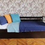 Односпальне ліжко Телесик з боковинками та підйомним механізмом