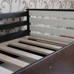 Односпальне ліжко Телесик з боковинками та підйомним механізмом