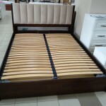 М’яке букове ліжко Токіо 50 з механізмом підіймання