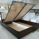 М’яке букове ліжко Токіо 50 з механізмом підіймання