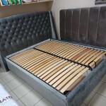 М’яке ліжко Прага з підйомним механізмом – оббивка тканиною чи екошкірою