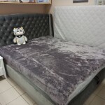 М’яке ліжко Прага з підйомним механізмом – оббивка тканиною чи екошкірою
