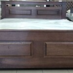 Изысканная двуспальная кровать из массива бука Клеопатра