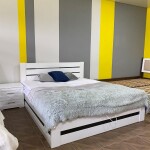Двоспальне ліжко Лотос з підйомним механізмом - зручне та елегантне