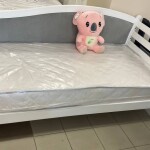 Односпальная кровать Софи с высокой спинкой и ящиками