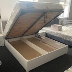 М’яке букове ліжко Токіо 50 з механізмом підіймання