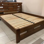 Оригінальне дерев’яне ліжко Зевс зі щита бука